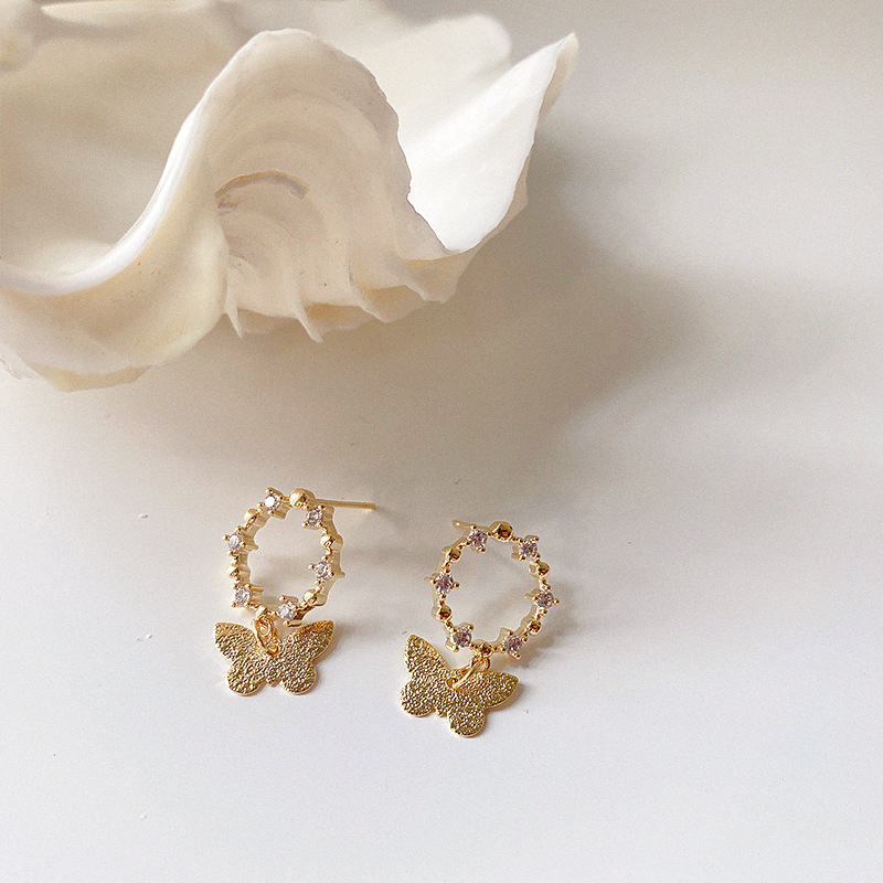 New Fashion Punk Rock Small Geometric Round Butterfly Cross Charm Dangle Earrings Metal Gold Color Circle Earring Jewelry
New Fashion Punk Rock Small Geometric Round Butterfly Cross Charm Dangle Earrings Metal Gold Color Circle Earring Jewelry