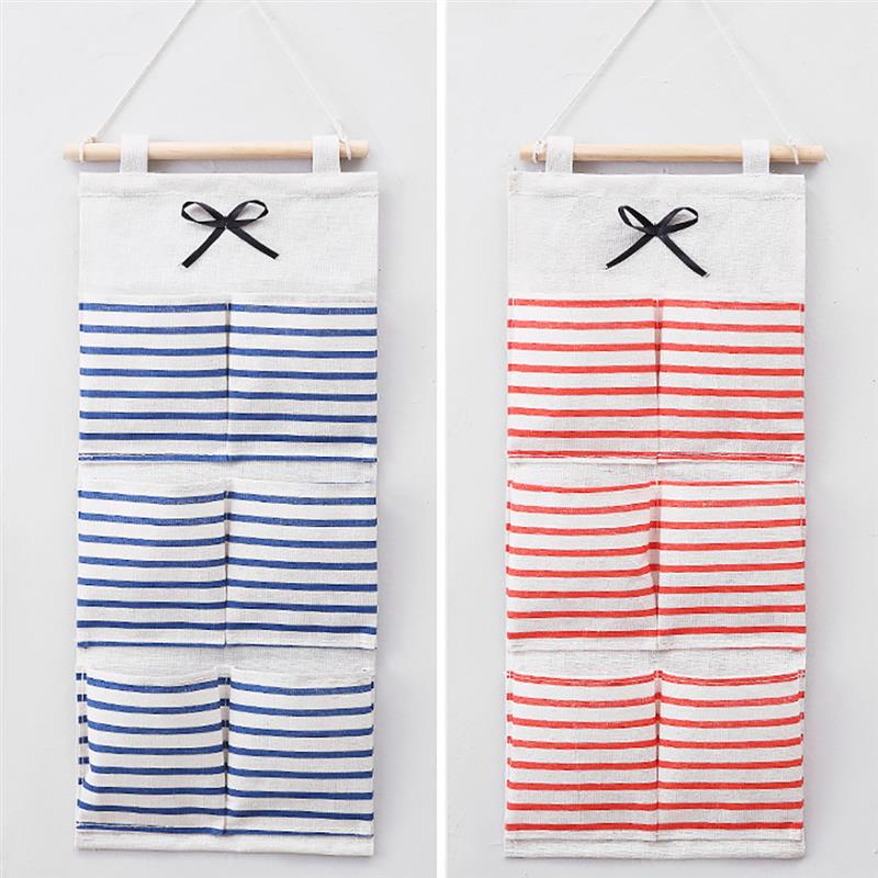 Storage Boxes & Bins 1PCS Hanging Pocket Stripe 6-Pocket Splash-proof Bag Wall Mounted Wardrobe Hang For Door, Red
Storage Boxes & Bins 1PCS Hanging Pocket Stripe 6-Pocket Splash-proof Bag Wall Mounted Wardrobe Hang For Door, Red