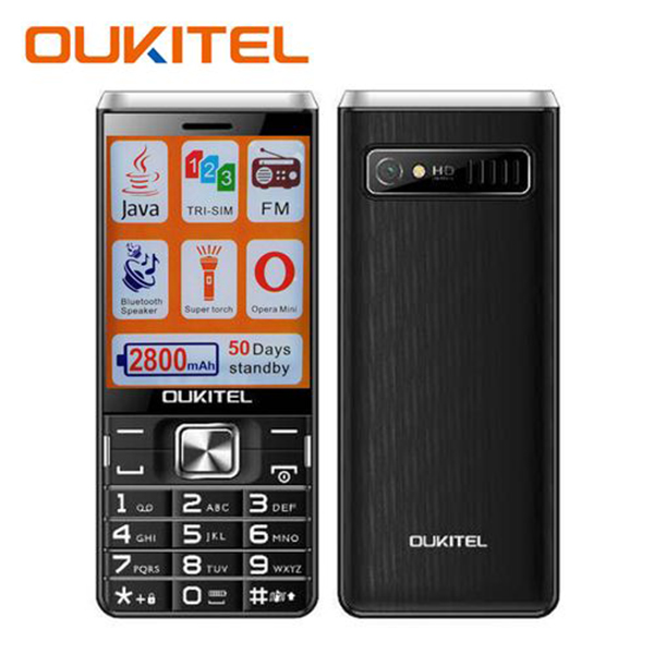 Oukitel L2801 Cellphone 2.8 inch 2800mAh Triple SIM card Older Senior Mobile Phone Camera Music Bluetooth Java MP3 Player Torch, Gold
Oukitel L2801 Cellphone 2.8 inch 2800mAh Triple SIM card Older Senior Mobile Phone Camera Music Bluetooth Java MP3 Player Torch, Gold