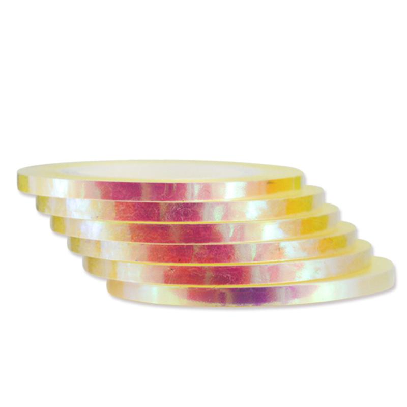 1 Roll Holographic Striping Tape Line Nail Art Decorations Sticker Tips 1mm/2mm/3mm Rainbow Color DIY Laser Manicure Tool SA423
1 Roll Holographic Striping Tape Line Nail Art Decorations Sticker Tips 1mm/2mm/3mm Rainbow Color DIY Laser Manicure Tool SA423