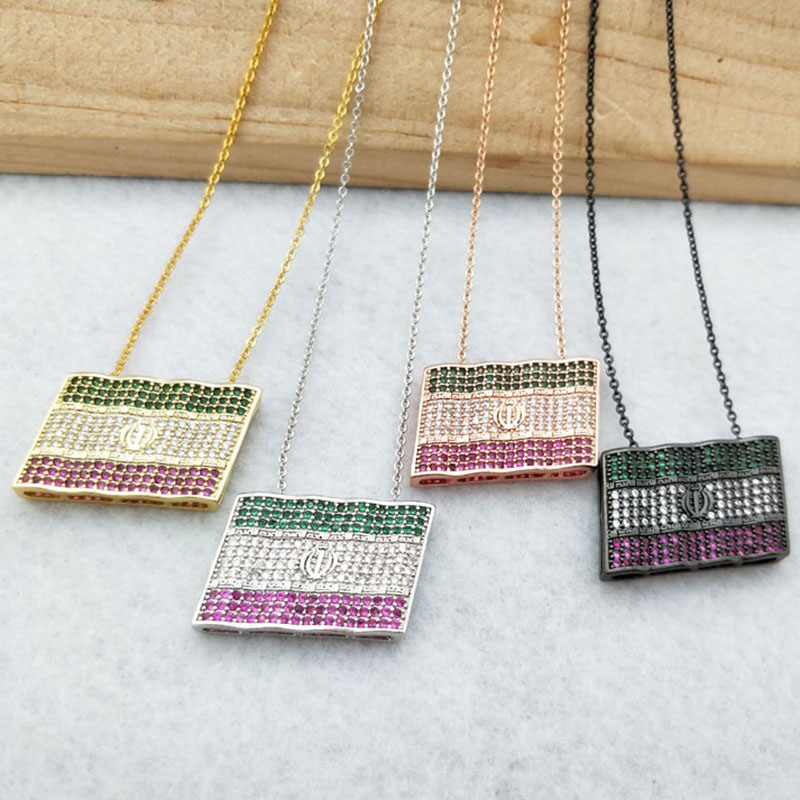 5 Pieces Micro Pave Crystal Cubic Zirconia Pendants handcrafted Charms Jewelry Finding, flag Necklace for women 329
5 Pieces Micro Pave Crystal Cubic Zirconia Pendants handcrafted Charms Jewelry Finding, flag Necklace for women 329