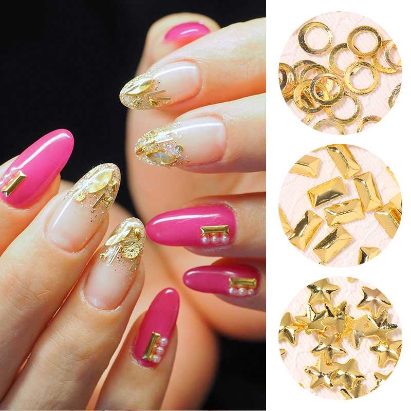 1 Bag Gold/Silver Rivet Nail Decoration Hollow Star Seashell Meatal 3D Nail Art Decoration DIY Design
1 Bag Gold/Silver Rivet Nail Decoration Hollow Star Seashell Meatal 3D Nail Art Decoration DIY Design