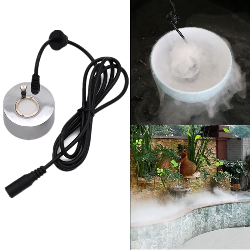 Mist Maker Fogger Ultrasonic Humidifier Multi Atomizing Heads Water Fountain Pond Fog Atomizer Air Humidifier US Plug