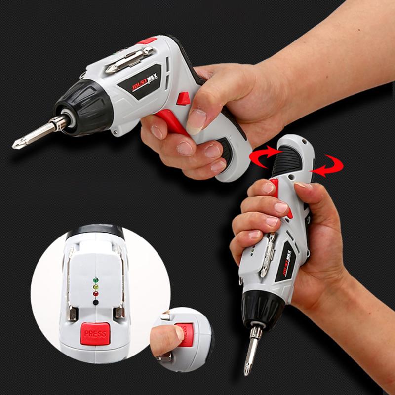 Set Of Durable Electric Screwdriver JOUST MAX 4.8V Electric Screwdriver Multi-function Cordless Hand Drill
Set Of Durable Electric Screwdriver JOUST MAX 4.8V Electric Screwdriver Multi-function Cordless Hand Drill