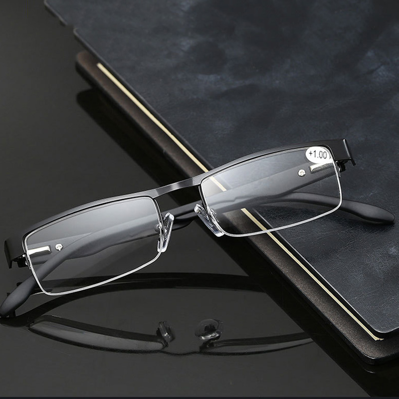 Half Frame Reading Glasses Men Women Rectangle Semi Rim Metal Eyewear Diopter Presbyopia Reading glasses Transparent Spectacle
Half Frame Reading Glasses Men Women Rectangle Semi Rim Metal Eyewear Diopter Presbyopia Reading glasses Transparent Spectacle