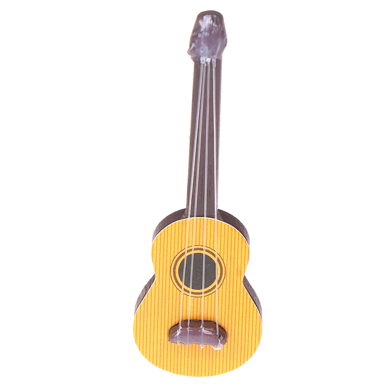 1PC Mini Cute Guitar Accessories Dollhouse Miniature Instrument Part For Home Decor Kid Wood Furniture Craft Ornament
1PC Mini Cute Guitar Accessories Dollhouse Miniature Instrument Part For Home Decor Kid Wood Furniture Craft Ornament