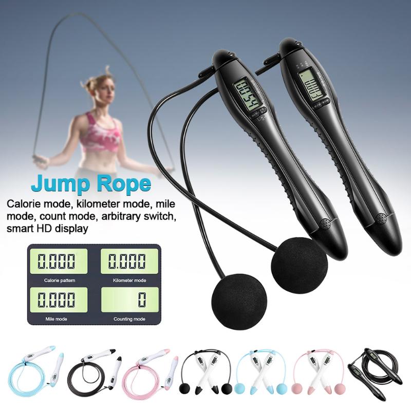 Sweat Proof Anti Winding Home Gym Jump Rope Digital Counting 4 Modes Screen Adjustable Length Jump Rope Indoor Outdoor
Sweat Proof Anti Winding Home Gym Jump Rope Digital Counting 4 Modes Screen Adjustable Length Jump Rope Indoor Outdoor