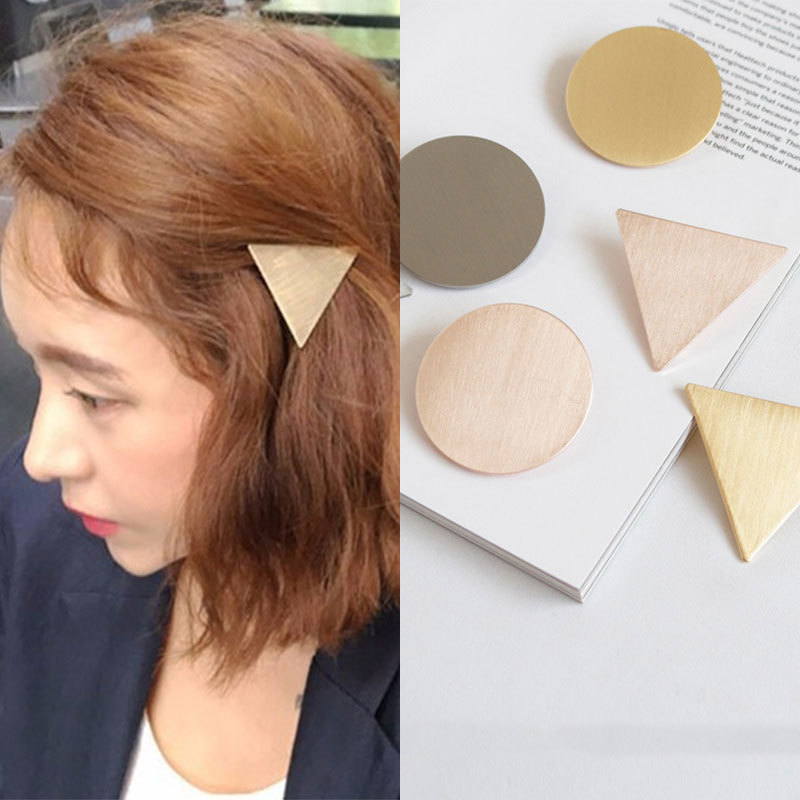 Fashion Metal Hair Clips Women Geometric Hair Clip Delicate Pin Solid Color Clips for Girls Barrette Accessories
Fashion Metal Hair Clips Women Geometric Hair Clip Delicate Pin Solid Color Clips for Girls Barrette Accessories