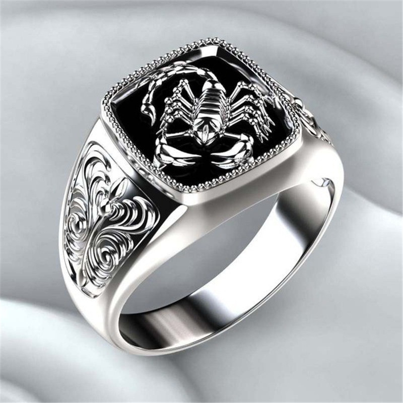 Top-quality Gothic Style Punk Scorpion Male Retro Ring Scorpion Pattern Rings For Men Jewelry
Top-quality Gothic Style Punk Scorpion Male Retro Ring Scorpion Pattern Rings For Men Jewelry