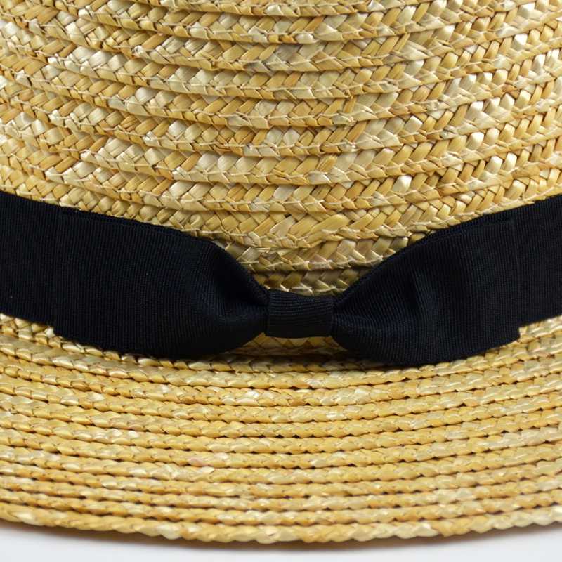 Wide Brim Hats Women Straw Hat Fashion Chapeau Paille Summer Lady Sun Boater Wheat Panama Beach Chapeu Feminino Caps