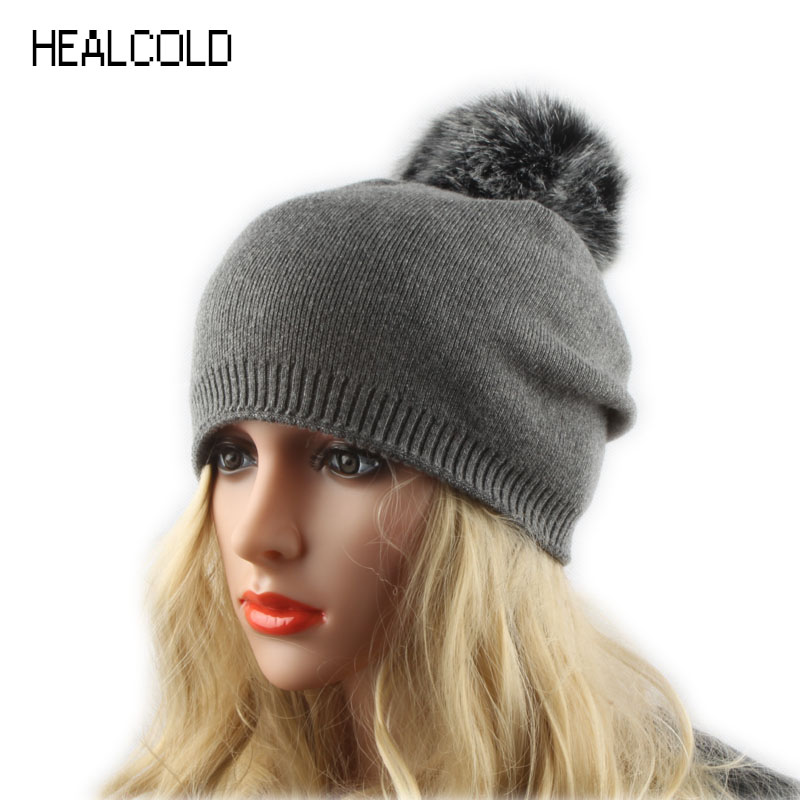 HEALCOLD Faux Fur Pompom Winter Hats For Women Pom Poms Beanies Wool Skullies Ladies Knit Cap, White
HEALCOLD Faux Fur Pompom Winter Hats For Women Pom Poms Beanies Wool Skullies Ladies Knit Cap, White