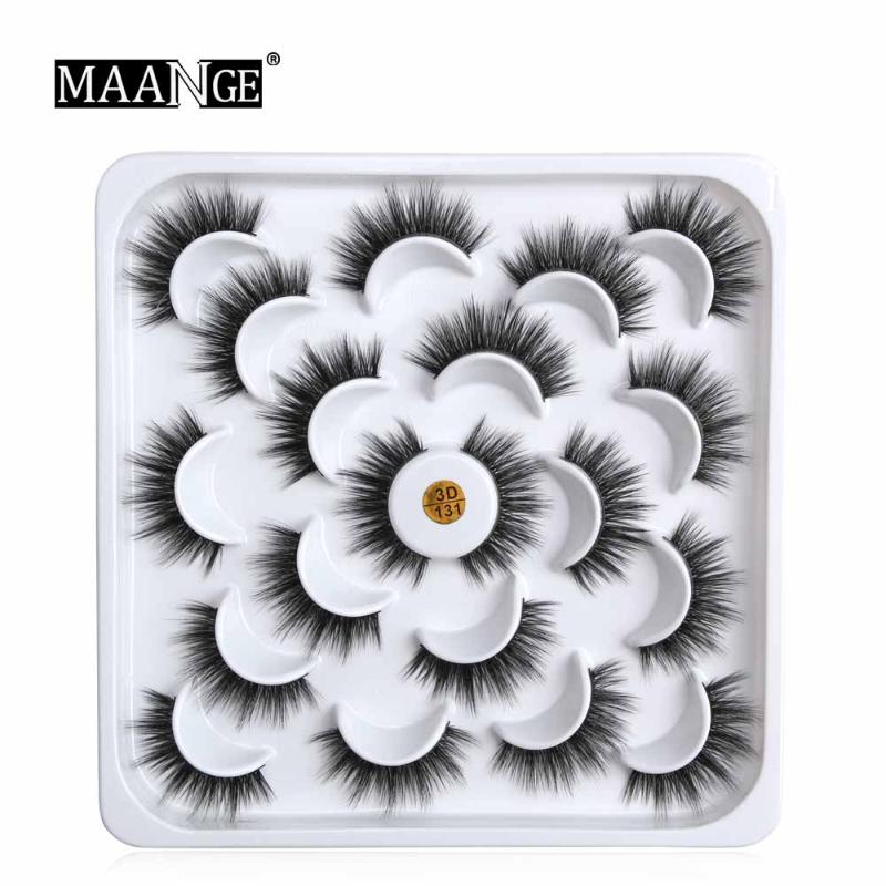 MAANGE 10 Pairs Natural False Eyelashes Fake Lashes Long Makeup 3D Mink Lashes Eyelash Extension Mink Eyelashes Makeup Tool
MAANGE 10 Pairs Natural False Eyelashes Fake Lashes Long Makeup 3D Mink Lashes Eyelash Extension Mink Eyelashes Makeup Tool