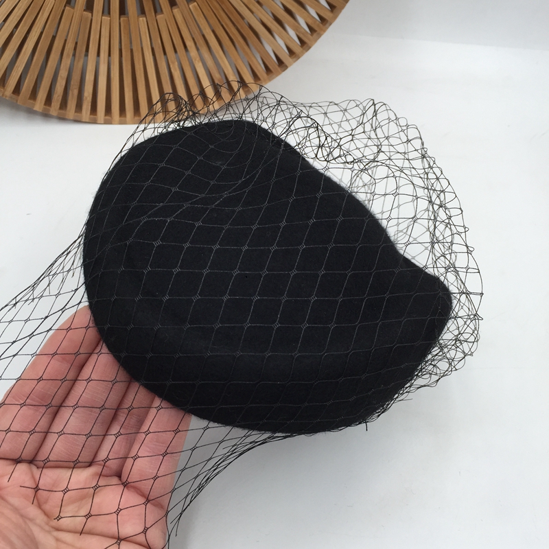 Small sweet wind beret female royal French amorous feelings stage hats socialite party elegant fashion wool hat, Black
Small sweet wind beret female royal French amorous feelings stage hats socialite party elegant fashion wool hat, Black