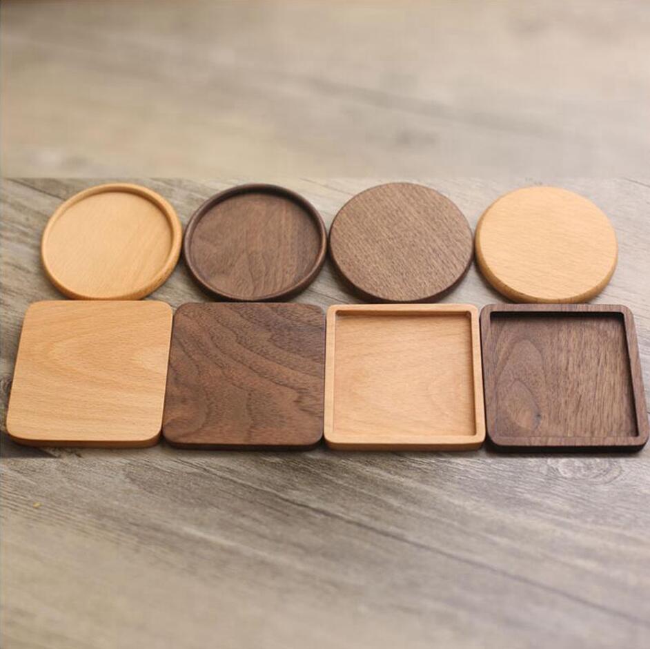 Wooden Coaster Round Square Natural Beech Wood Black Walnut Cup Mat Coffee Caps Coaster Bowl Plates Table Ware Insulation Tools LJJP496
Wooden Coaster Round Square Natural Beech Wood Black Walnut Cup Mat Coffee Caps Coaster Bowl Plates Table Ware Insulation Tools LJJP496