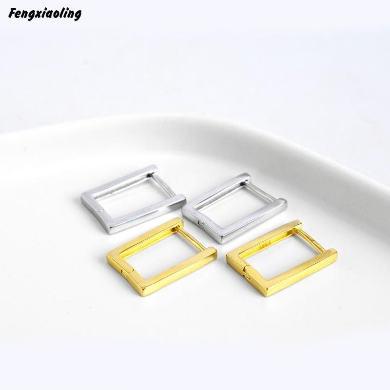 Fengxiaoling New Fashion Real 925 Sterling Silver Geometric Rectangle Hoop Earrings For Women Fine Jewelry Cute Accessories 2020
Fengxiaoling New Fashion Real 925 Sterling Silver Geometric Rectangle Hoop Earrings For Women Fine Jewelry Cute Accessories 2020