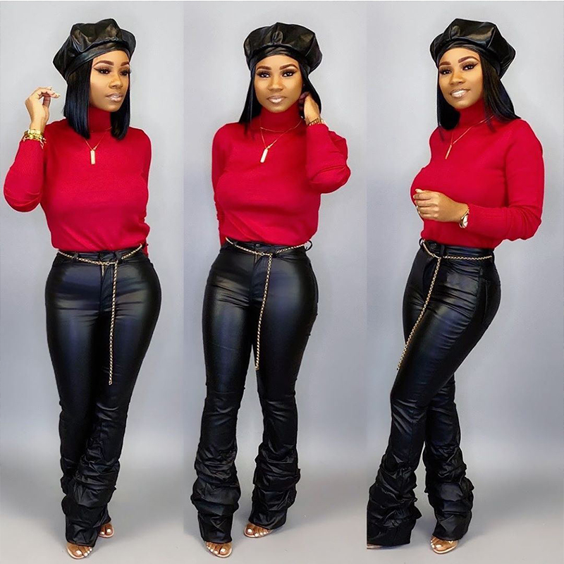 Fall Pants Plus Size Clothes Ruched Stacked Leggings Women Sexy PU Elastic Trousers HAOYUAN Leather Club Waisted High Streetwear Nekjv, Khaki
Fall Pants Plus Size Clothes Ruched Stacked Leggings Women Sexy PU Elastic Trousers HAOYUAN Leather Club Waisted High Streetwear Nekjv, Khaki