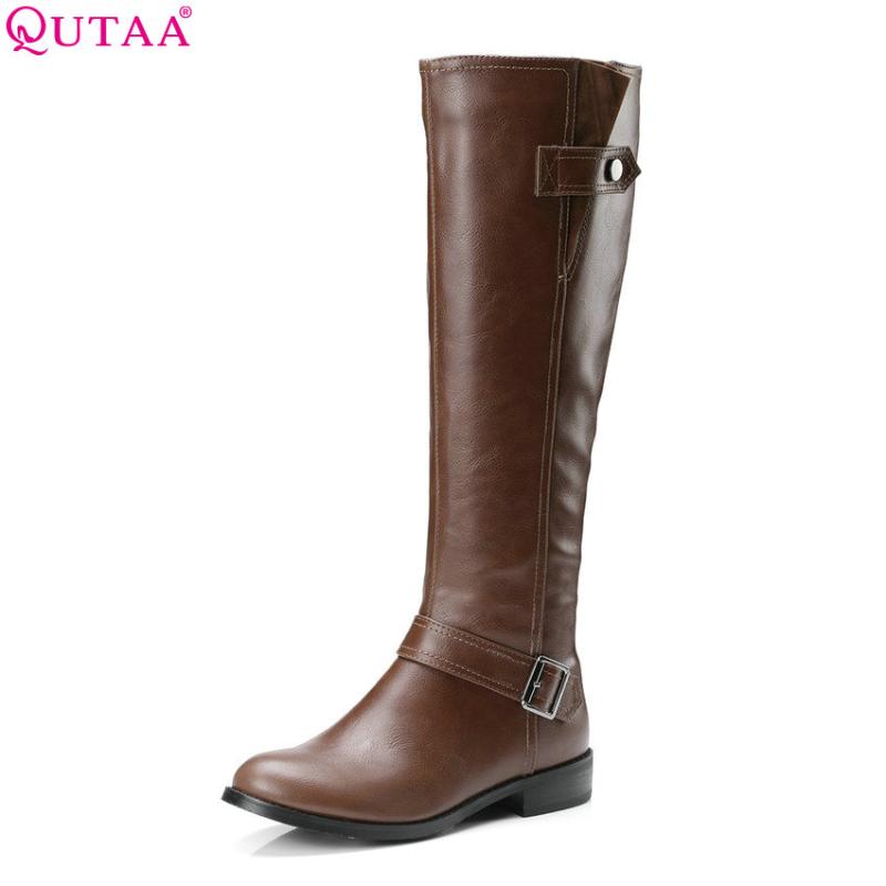 QUTAA 2020 Women Shoes Women Knee High Boots Fashion Pu Leather Winter Shoes Zipper Round Toe Boots Size 34-43, Gray
QUTAA 2020 Women Shoes Women Knee High Boots Fashion Pu Leather Winter Shoes Zipper Round Toe Boots Size 34-43, Gray