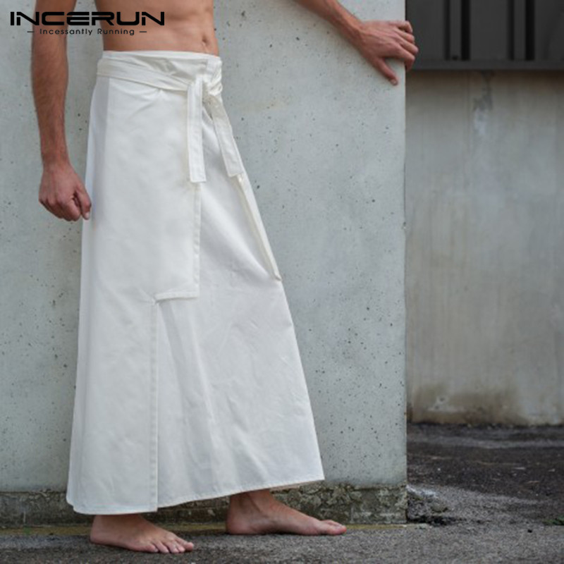 INCERUN Casual Kilt Samurai Trouser Mens Long Skirts Martial Arts Style Kendo Skirts Men Solid Vintage Military Clothing 200925, Black
INCERUN Casual Kilt Samurai Trouser Mens Long Skirts Martial Arts Style Kendo Skirts Men Solid Vintage Military Clothing 200925, Black