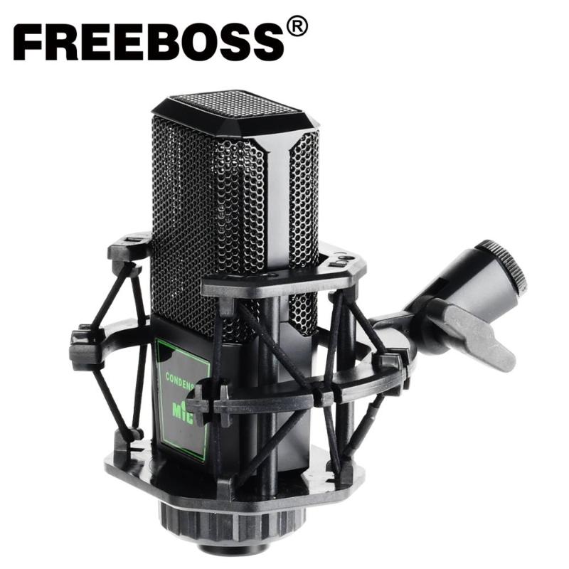 FREEBOSS CM-10 Professional condenser microphone with Mount for PC Radio Broadcasting Sing Recording Chorus Condenser Mic
FREEBOSS CM-10 Professional condenser microphone with Mount for PC Radio Broadcasting Sing Recording Chorus Condenser Mic