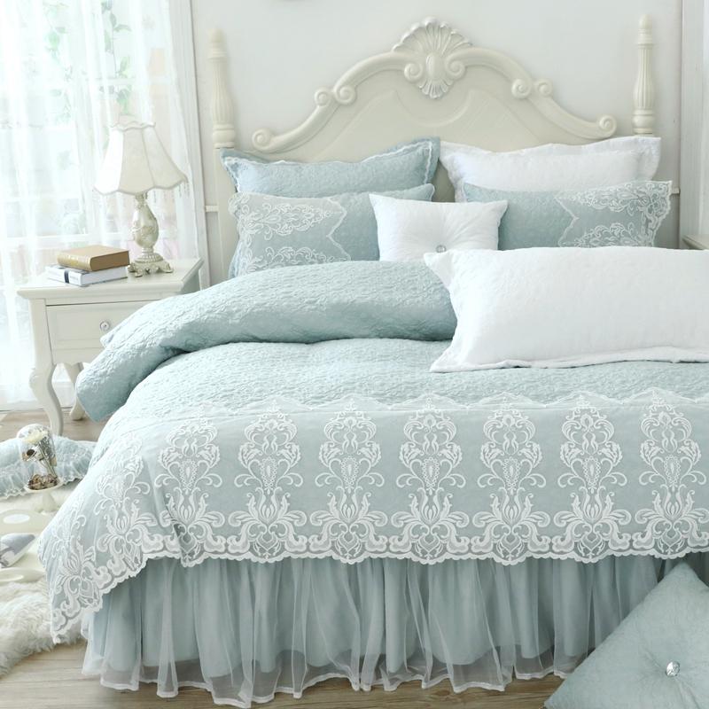 Bedding Sets 42Quilted Cotton Thick Set Bed Skirt Queen King Size Adults Children Princess Duvet Quilt Cover Pillowcase
Bedding Sets 42Quilted Cotton Thick Set Bed Skirt Queen King Size Adults Children Princess Duvet Quilt Cover Pillowcase