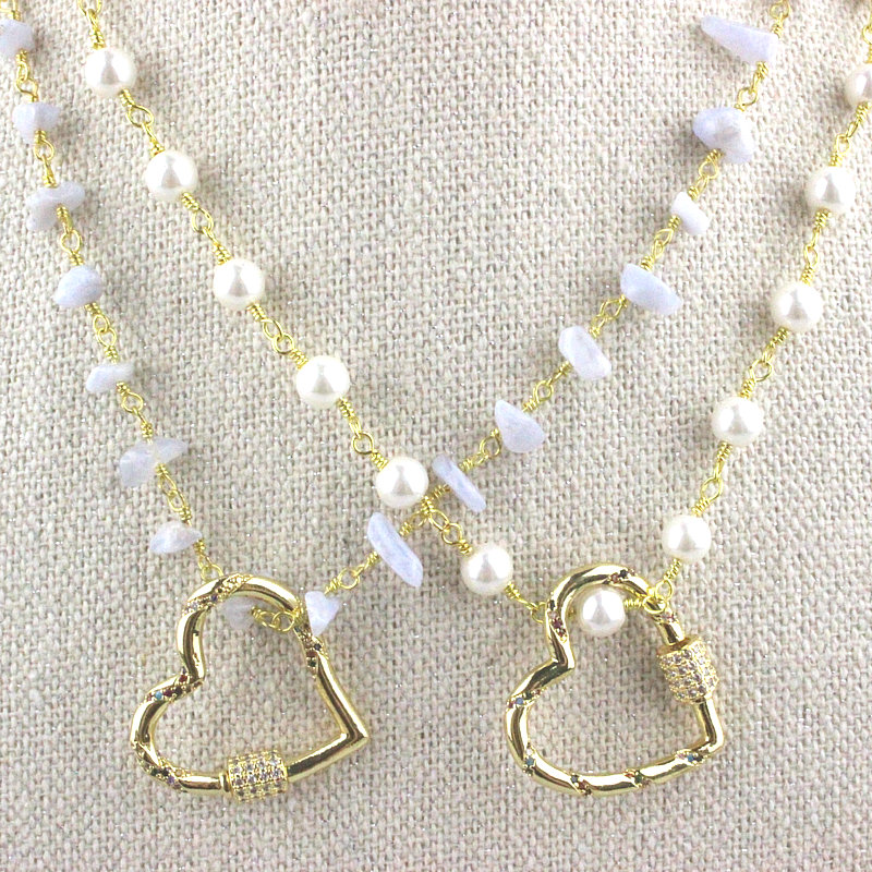 16inch 5pcs/lot New design cz clasp necklace,heart shape cubic zircon component,popular plated rosary chain necklace wholesale
16inch 5pcs/lot New design cz clasp necklace,heart shape cubic zircon component,popular plated rosary chain necklace wholesale