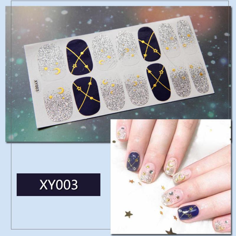 Bronzing Star Moon Nail Sticker Glitter Starry Full Stickers Christmas Nail Art Decoration Tool, 18
Bronzing Star Moon Nail Sticker Glitter Starry Full Stickers Christmas Nail Art Decoration Tool, 18