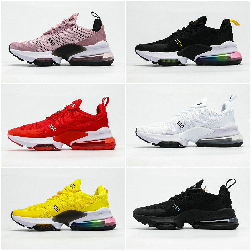 2020 New ZM950 270s Mens Women Running shoes ZM 950 Triple Black White Yellow Rainbow 950s Sports Trainers Sneakers des Chaussures
2020 New ZM950 270s Mens Women Running shoes ZM 950 Triple Black White Yellow Rainbow 950s Sports Trainers Sneakers des Chaussures