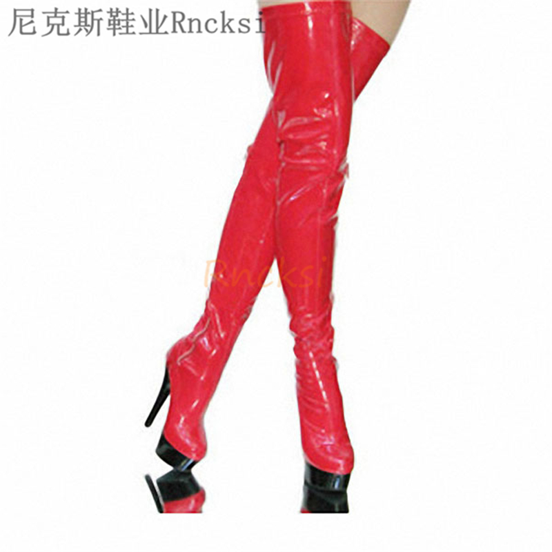 Sexy boots 15 cm high heel steel pipe dance performance shoes color matching shoes, you can customize your favorite color, Suede
Sexy boots 15 cm high heel steel pipe dance performance shoes color matching shoes, you can customize your favorite color, Suede