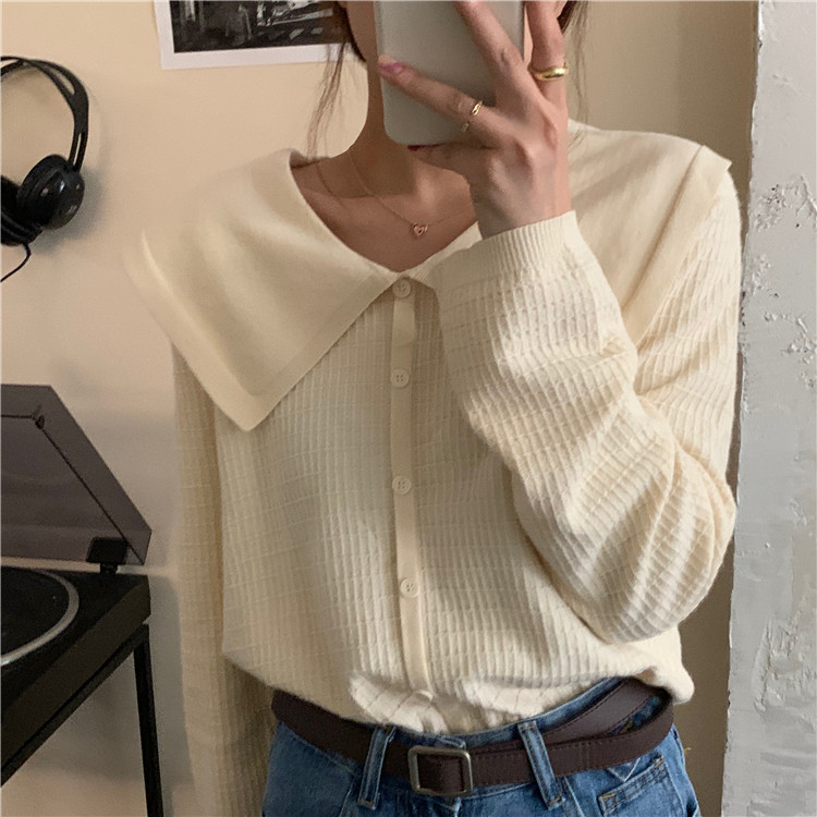 Women Sweater Button Loose vintage Pullovers Sweater Solid Color Long-Sleeve Casual Knitwear Swaeater Women Clothes 116D, Khaki
Women Sweater Button Loose vintage Pullovers Sweater Solid Color Long-Sleeve Casual Knitwear Swaeater Women Clothes 116D, Khaki