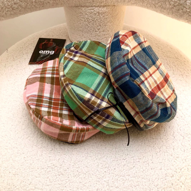 Berets Boinas Para Mujer Niche Retro Color Striped Plaid Leather Beret Spring And Autumn Thin Painter Hat Boina Masculina Kapelusz 2021, Green
Berets Boinas Para Mujer Niche Retro Color Striped Plaid Leather Beret Spring And Autumn Thin Painter Hat Boina Masculina Kapelusz 2021, Green