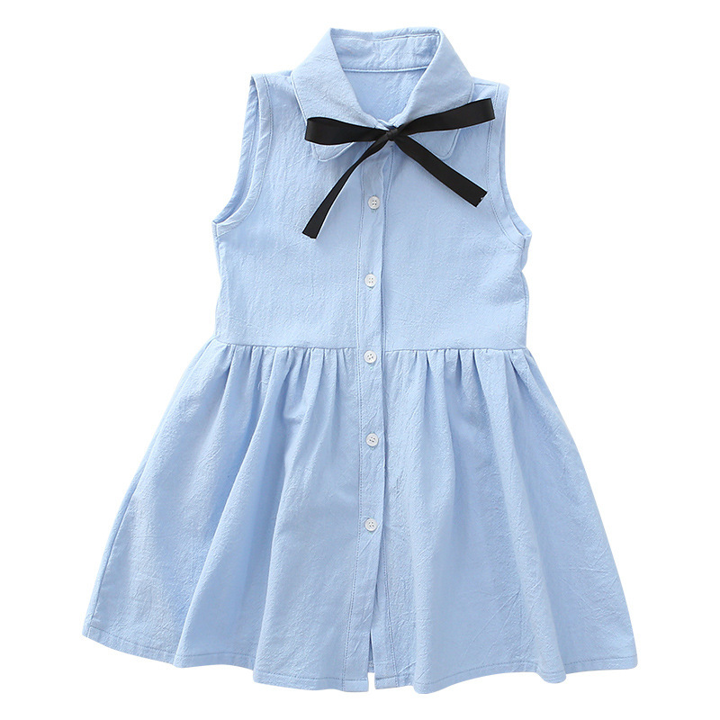 Summer Girls Sleeveless Dress Casual Children's Shirt Dresses For Girls Teenager Holiday Beach Dress Kids Vestidos 3-10 Years, Pink
Summer Girls Sleeveless Dress Casual Children's Shirt Dresses For Girls Teenager Holiday Beach Dress Kids Vestidos 3-10 Years, Pink