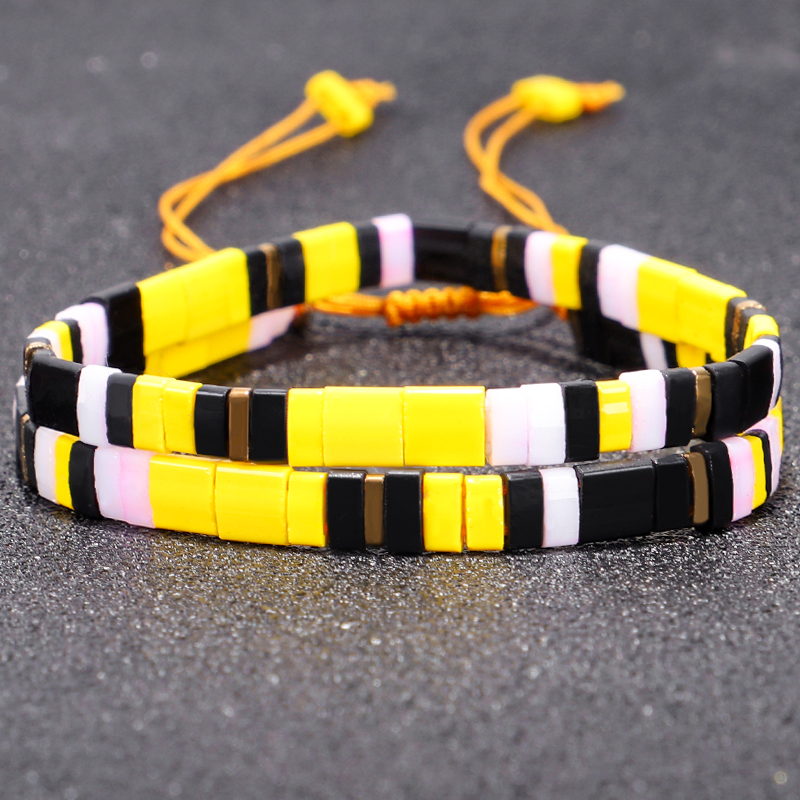 Bohemian Handmade MIYUKI Tila Beads Bracelet Mix Colors Couple Bracelet Trendy Adjustable Mens Braclets Christmas Gift
Bohemian Handmade MIYUKI Tila Beads Bracelet Mix Colors Couple Bracelet Trendy Adjustable Mens Braclets Christmas Gift