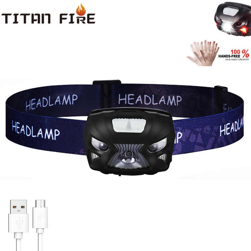 T20 USB Rechargeable Waterproof LED Headlamp 8 Modes Headlight for Running Camping Fishing with Red Lights Motion Sensor Switch
T20 USB Rechargeable Waterproof LED Headlamp 8 Modes Headlight for Running Camping Fishing with Red Lights Motion Sensor Switch