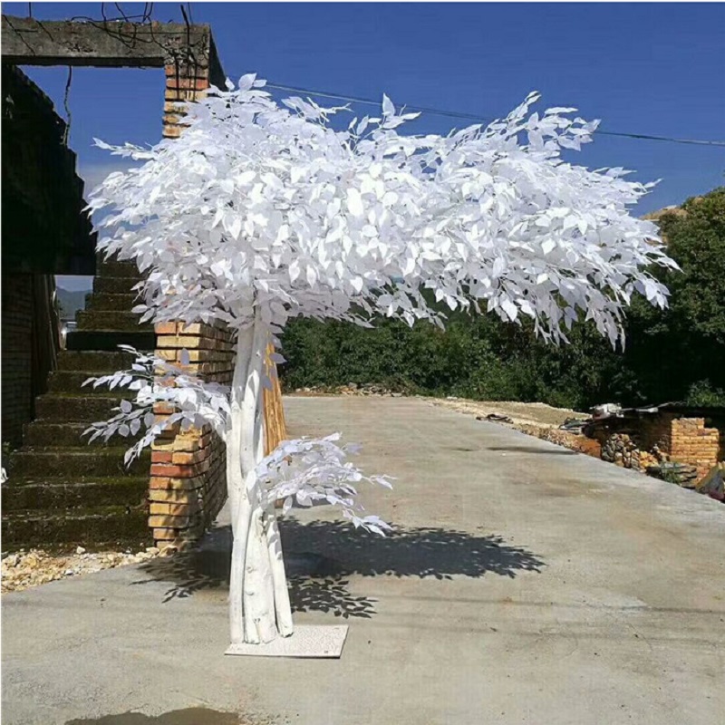 Artificial Banyan Tree white colour wishing tree dress up window dressing Wedding photography props False ginkgo, As pic
Artificial Banyan Tree white colour wishing tree dress up window dressing Wedding photography props False ginkgo, As pic