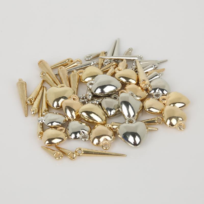 Heart 30-300pcs Gold/Silver Plated CCB Round Seed Spacer Beads For DIY Fashion Jewelry making Charm Pendant Wholesale
Heart 30-300pcs Gold/Silver Plated CCB Round Seed Spacer Beads For DIY Fashion Jewelry making Charm Pendant Wholesale