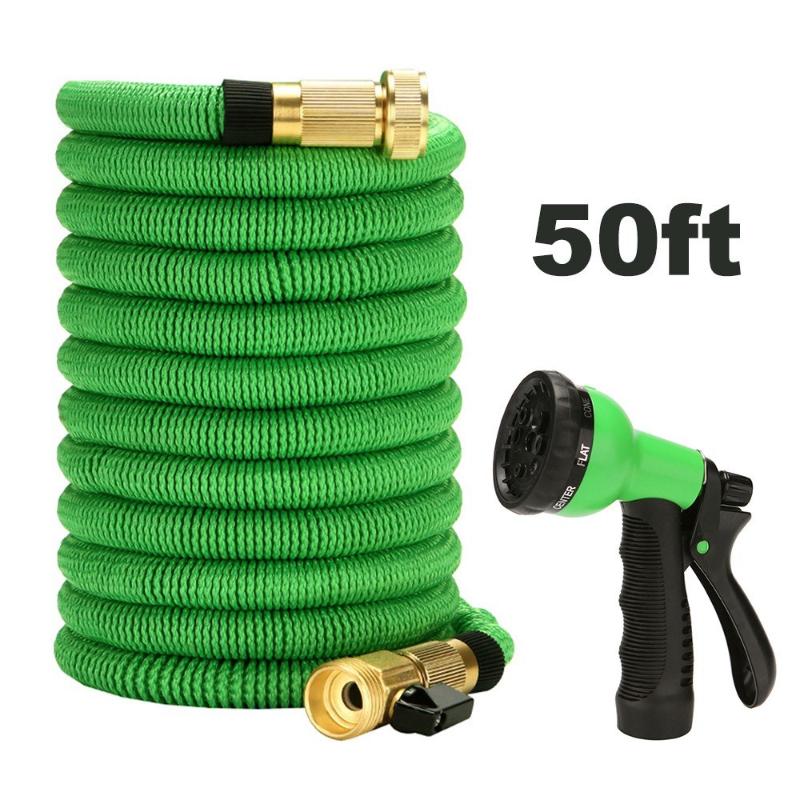 Watering Equipments Car Garden Spray Water Gun With Expandable Hose 6 Function Nozzle Durable Flexible (50ft), White
Watering Equipments Car Garden Spray Water Gun With Expandable Hose 6 Function Nozzle Durable Flexible (50ft), White