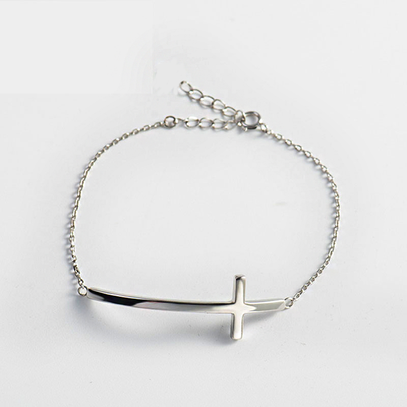 Charm Bracelets Simple Cross Bracelet Women Stainless Steel Fashion Gifts For Woman Adjustable Jewelry Chain On Hand Wholesale
Charm Bracelets Simple Cross Bracelet Women Stainless Steel Fashion Gifts For Woman Adjustable Jewelry Chain On Hand Wholesale