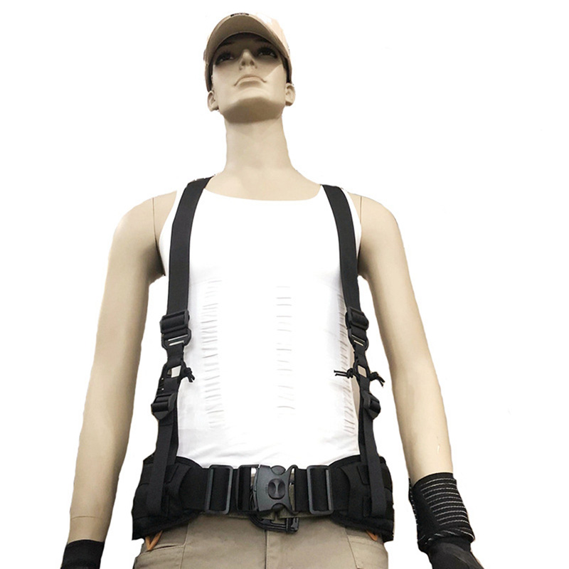 Tactical Molle Belt Girdle X-shaped Waist Belt 1000D Nylon Hunting Army Convenient Adjustable Soft Padded for Men, Black
Tactical Molle Belt Girdle X-shaped Waist Belt 1000D Nylon Hunting Army Convenient Adjustable Soft Padded for Men, Black