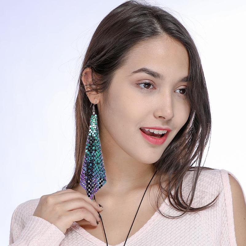 New Fashion Metal Mesh Earrings Jewelry Tassel Long Earrings For Women Accessories Hot Bohemian Dangle
New Fashion Metal Mesh Earrings Jewelry Tassel Long Earrings For Women Accessories Hot Bohemian Dangle