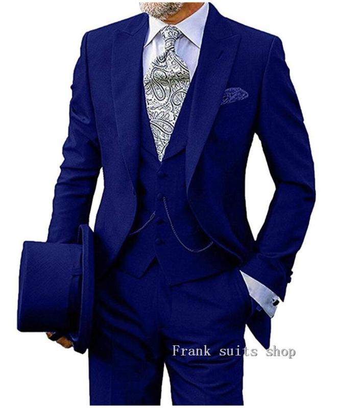2020 Custom Made Navy Blue Groom Tuxedos Italian Style Bespoke Mens Suits Wedding Party Suits Bridegroom Groomsman Suit, As picture
2020 Custom Made Navy Blue Groom Tuxedos Italian Style Bespoke Mens Suits Wedding Party Suits Bridegroom Groomsman Suit, As picture
