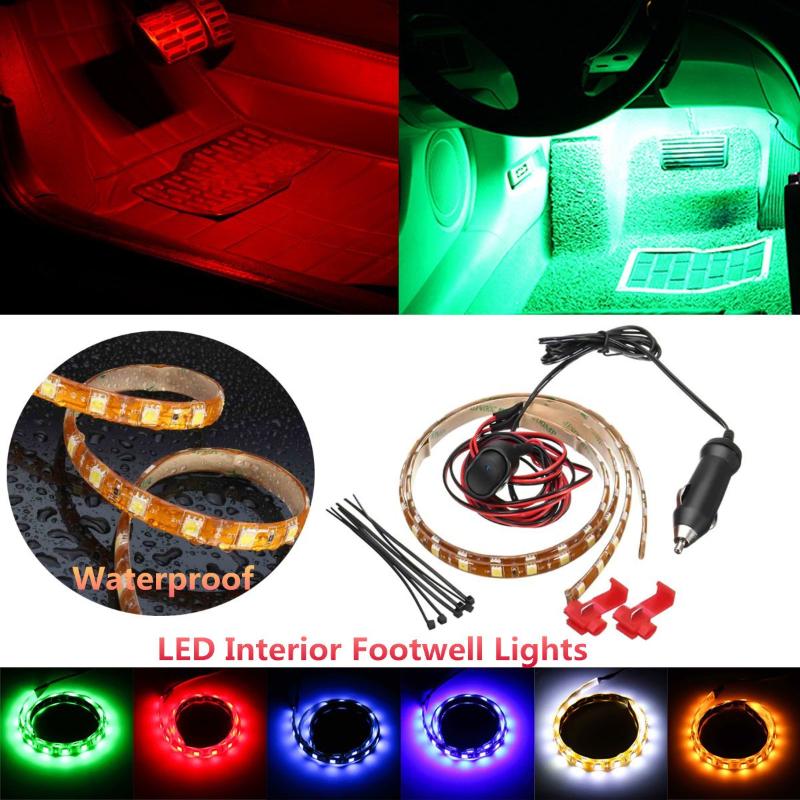 50cm Car Neon 30 LED Interior Strip Lights LED Strip Light Car Auto Decorative Flexible Colored Atmosphere Lamp Kit
50cm Car Neon 30 LED Interior Strip Lights LED Strip Light Car Auto Decorative Flexible Colored Atmosphere Lamp Kit