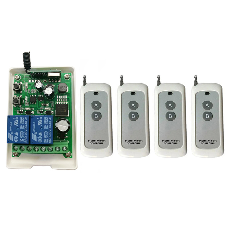 500m Long Range Universal Wireless Remote Control Switch DC12V 24V 36V 48V 2CH 2CH Relay Receiver Module and RF Remote Controls
500m Long Range Universal Wireless Remote Control Switch DC12V 24V 36V 48V 2CH 2CH Relay Receiver Module and RF Remote Controls