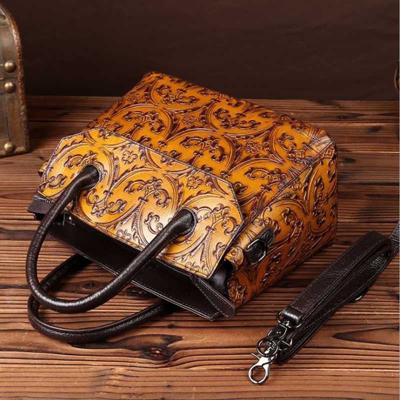Retro Real Leather Women Handbag New Style Female Causal Totes Lady Leisure Fashion Handbag High-end Yellow Luxury Messenger Bag, Color same picture
Retro Real Leather Women Handbag New Style Female Causal Totes Lady Leisure Fashion Handbag High-end Yellow Luxury Messenger Bag, Color same picture