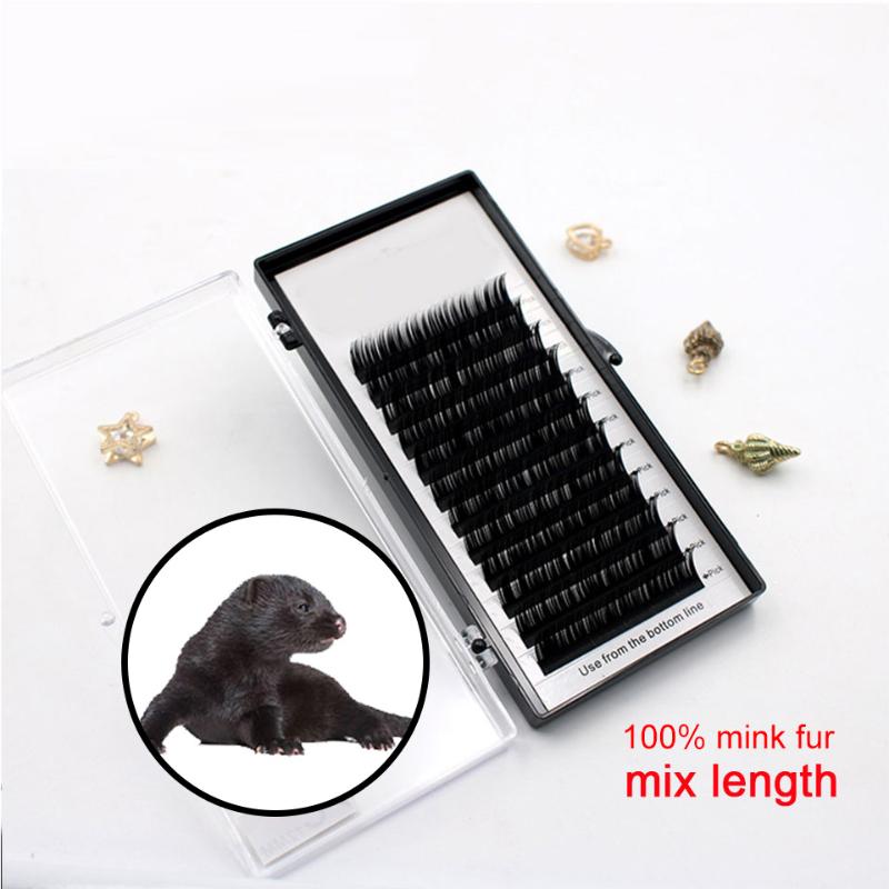 Faux mink individual eyelash lashes maquiagem cilios for professionals soft mink eyelash extension