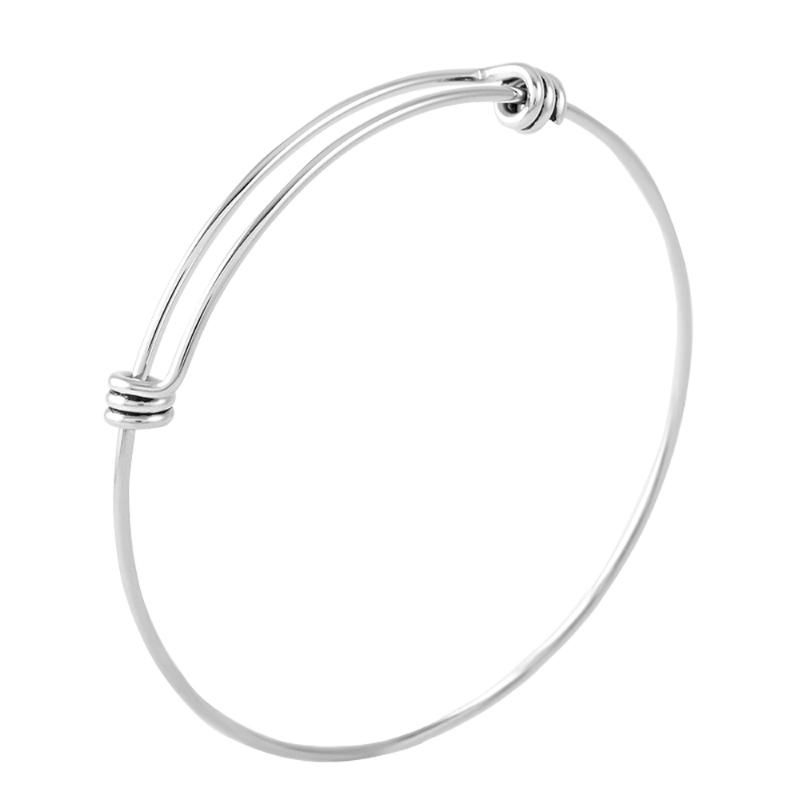 MJB0456 Wholesale Custom Diameter Simple Triple Loop Pattern Stainless Steel Expandable Adjustable Wire Bangle Bracelets For DIY
MJB0456 Wholesale Custom Diameter Simple Triple Loop Pattern Stainless Steel Expandable Adjustable Wire Bangle Bracelets For DIY