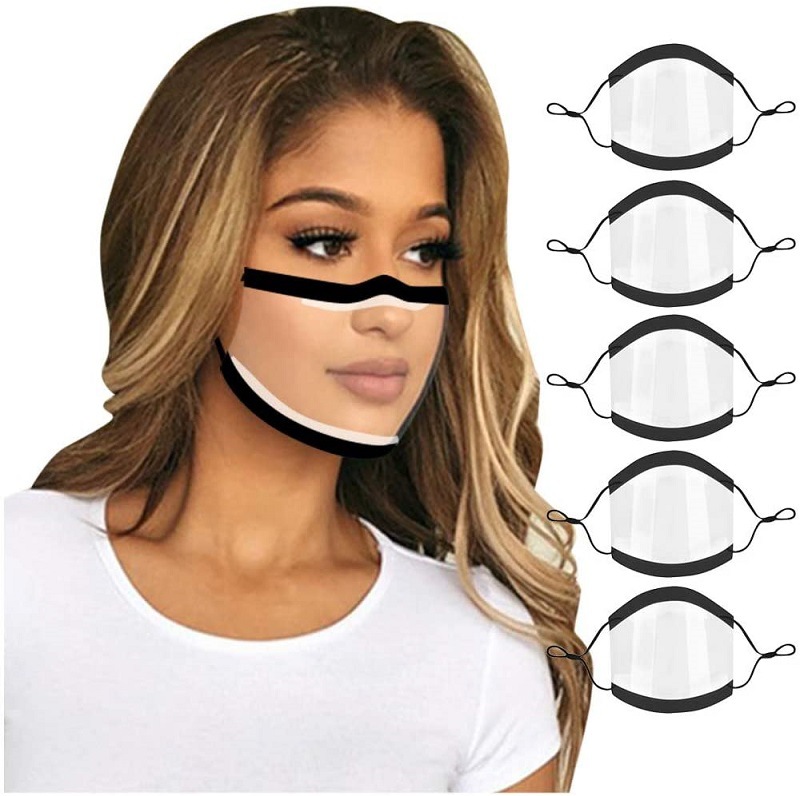 DHL Designer Clear Full Transparent Protective Face Masks Breathable Deaf-mute Lip Language Mask for Adults Men Women
DHL Designer Clear Full Transparent Protective Face Masks Breathable Deaf-mute Lip Language Mask for Adults Men Women