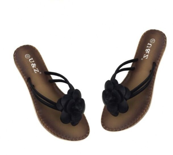 clearence!!!one Pair Only Size US9 Camellia Slippers Summer Soft Flip Flops Sandals,Lovely Sweet Insole Flowers Slippers Women Work Boots Wide Calf Bo