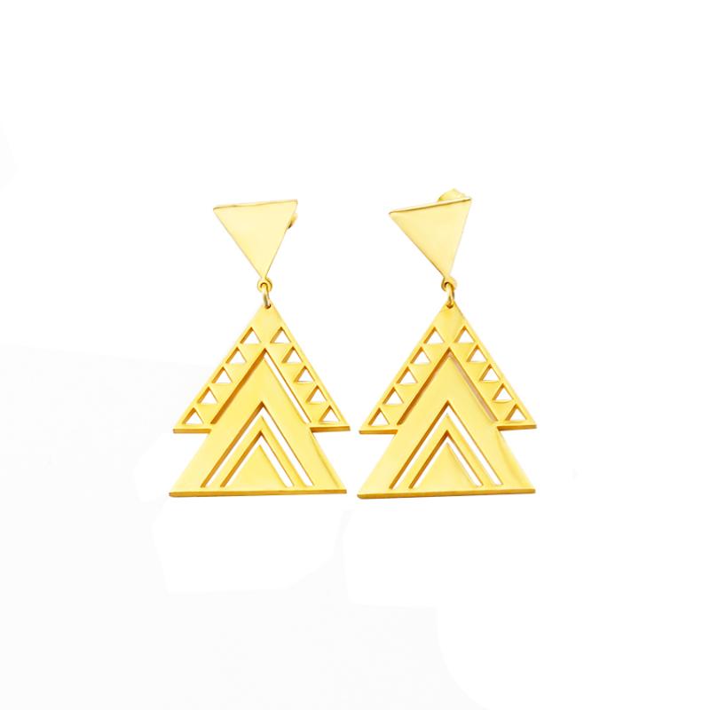Dangle & Chandelier Hollow Tattoo Multiple Triangle Chevron Drop Earring For Women Stainless Steel Dainty Jewelry Gold Silver Color Brincos
Dangle & Chandelier Hollow Tattoo Multiple Triangle Chevron Drop Earring For Women Stainless Steel Dainty Jewelry Gold Silver Color Brincos