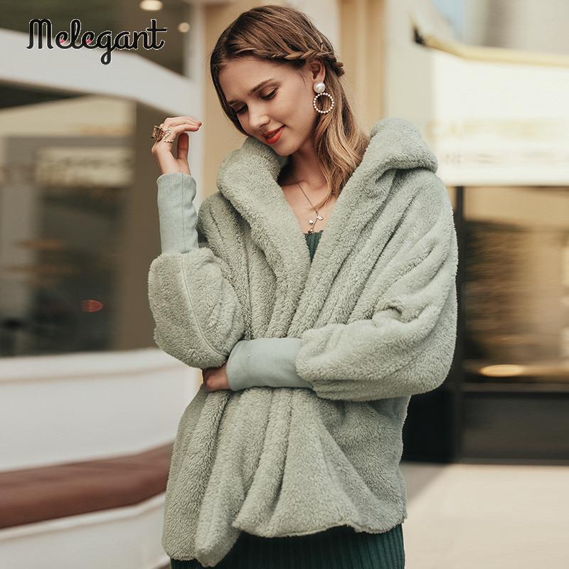 Melegant Shaggy Cloth Fur Faux Female Chic Teddy Winter Hood Cardigan Faux Fur Jacket Coat Women Solid Casual Jackets 4 Colors, Green
Melegant Shaggy Cloth Fur Faux Female Chic Teddy Winter Hood Cardigan Faux Fur Jacket Coat Women Solid Casual Jackets 4 Colors, Green