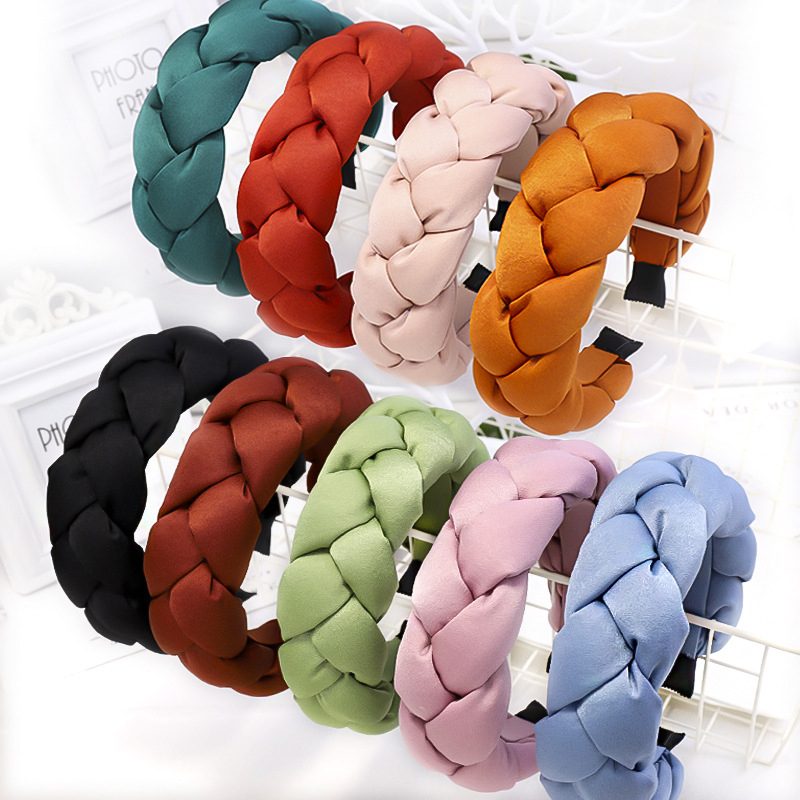 Padded Braided Hairband Thick Women Wide Headband Twist Fashion Hair Hoop For Girls Party Hair Accessories
Padded Braided Hairband Thick Women Wide Headband Twist Fashion Hair Hoop For Girls Party Hair Accessories